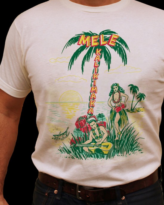 Charming coconut tree style T-shirt HF2114-02-02